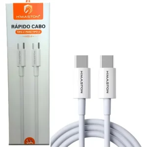 Cabo Turbo Tipo-C para Tipo-C H'maston H88-4 - 1.5M 3A