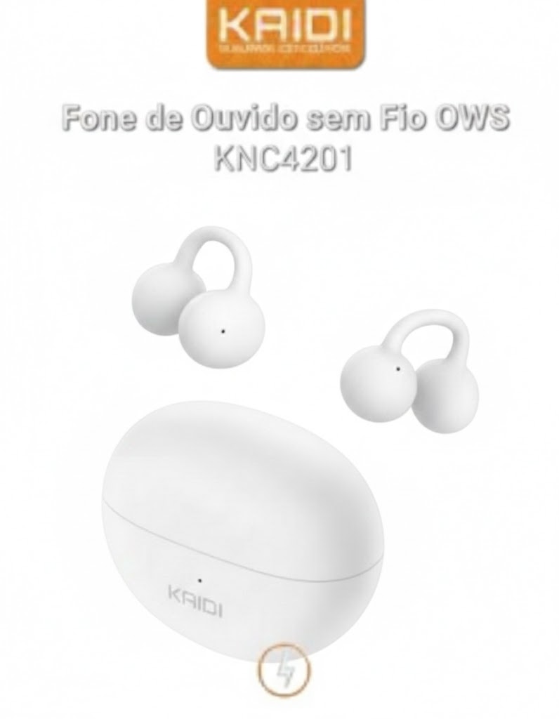 Fone Kaidi TWS KNC-4201 branco