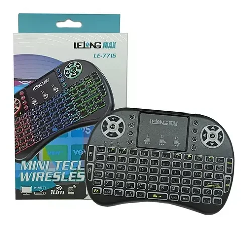 Mini Teclado Wireless Lelong MAX LE-7716
