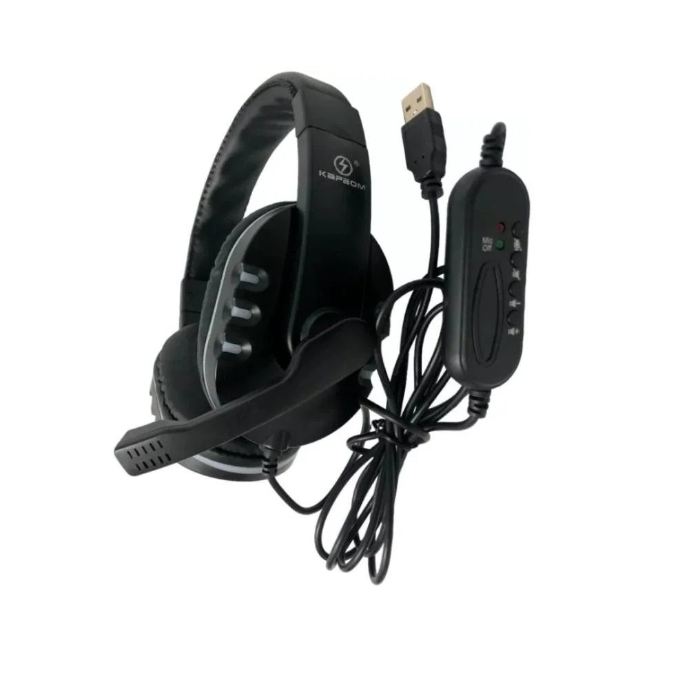 Headset gamer Kapbom KA-9007 preto