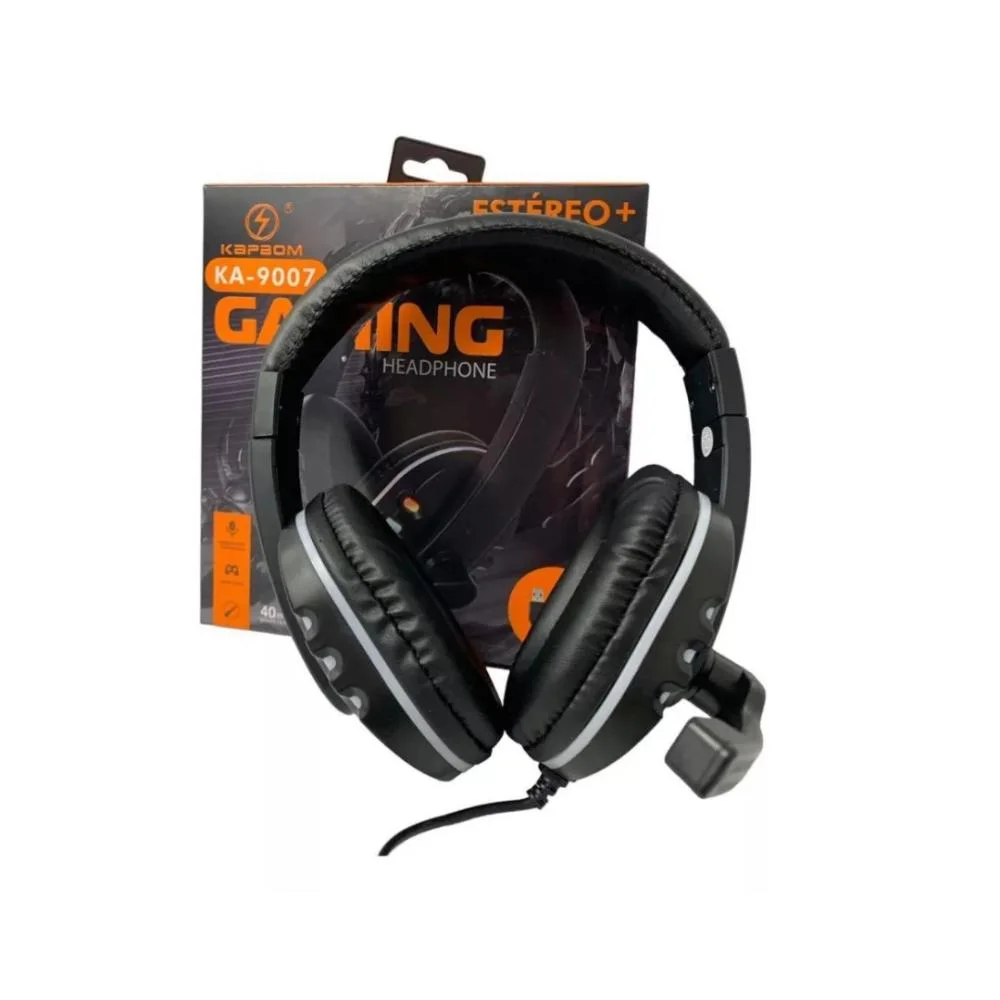 Headset gamer Kapbom KA-9007 preto
